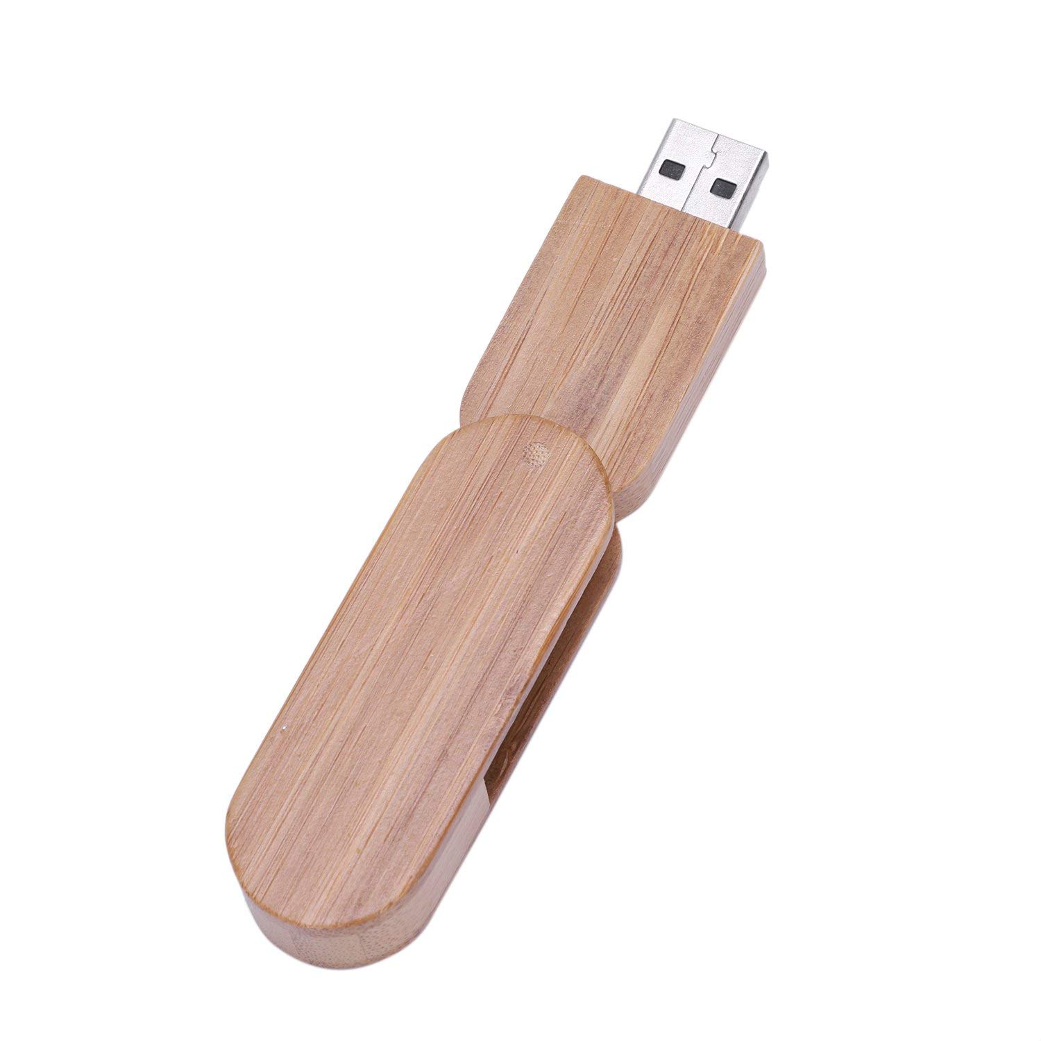 Amazon | BSTKING 木製回転 USB 2.0 16GB フラッシュストレージ 高速